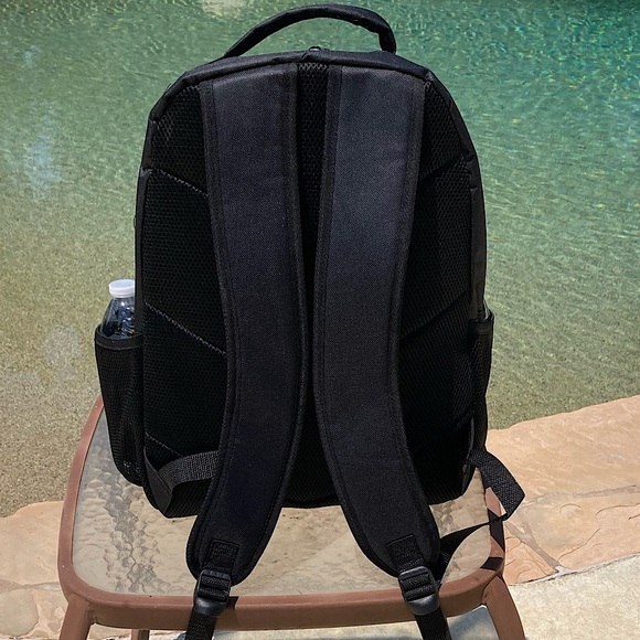 Deluxe Skater Backpack with side pockets Black New Boutique main image 11